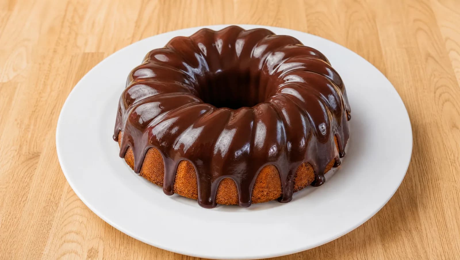 Brazilian carrot bundt cake with chocolate topping at Floré Café & Kitchen | Bolo de cenoura brasileiro com cobertura de chocolate no Floré Café & Kitchen