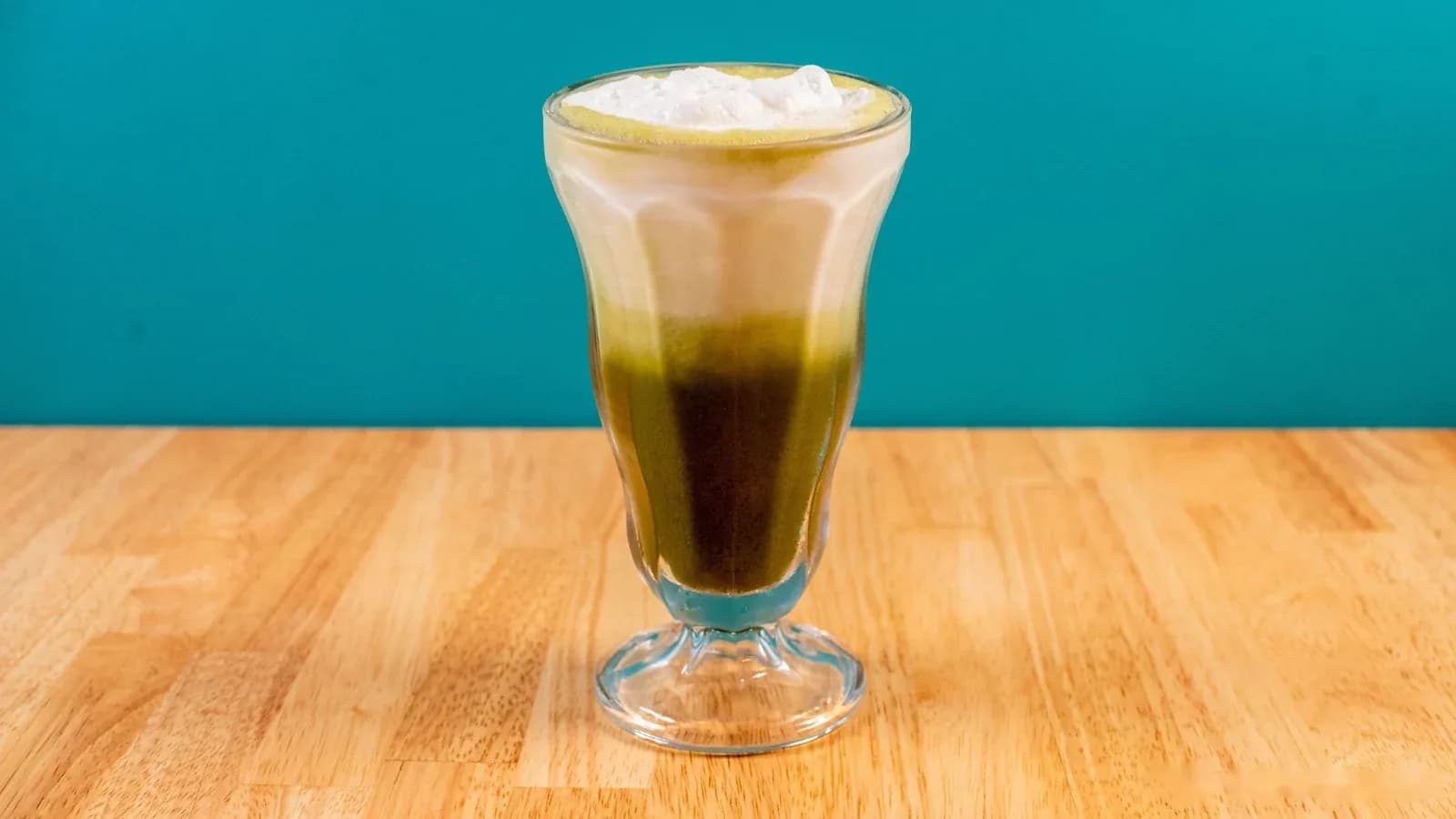 Iced matcha latte from Floré Café & Kitchen